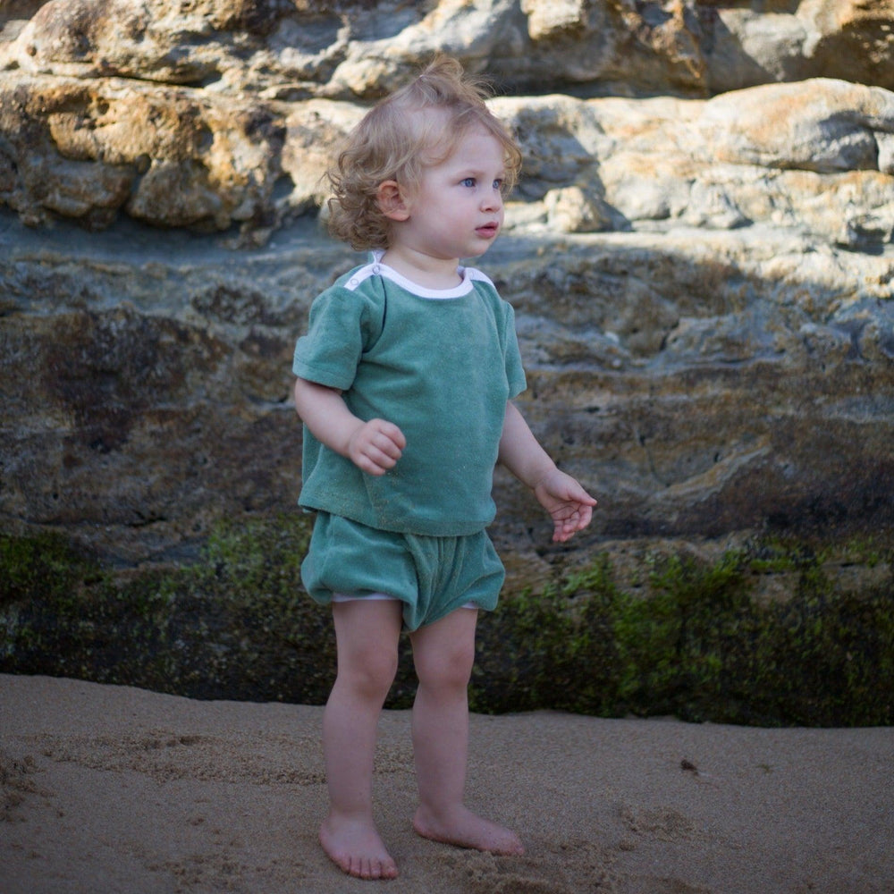 Terry Set (T-shirt & Shorts) - Maternity Basics