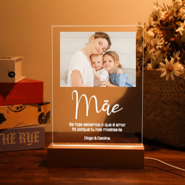 Placa Foto Personalizavel