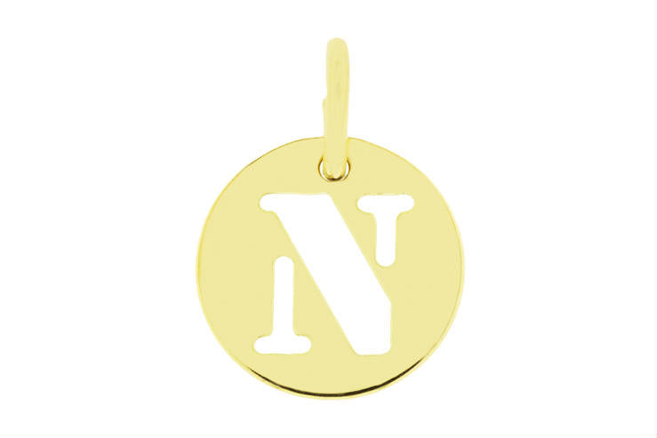 Medalla Letra Inicial en Plata