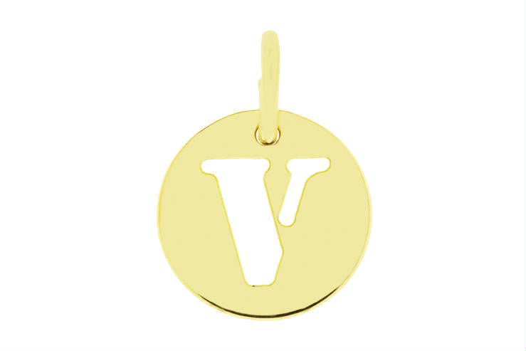 Medalla Letra Inicial en Plata