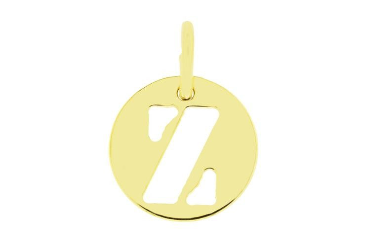 Medalla Letra Inicial en Plata