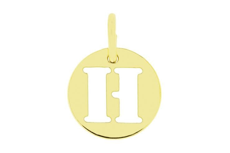 Medalla Letra Inicial en Plata