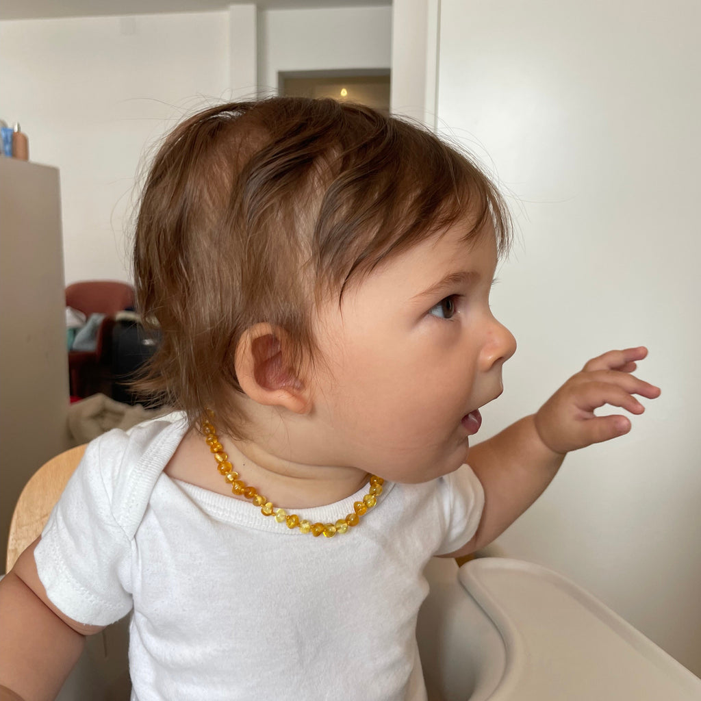 Amber Necklace for Kids