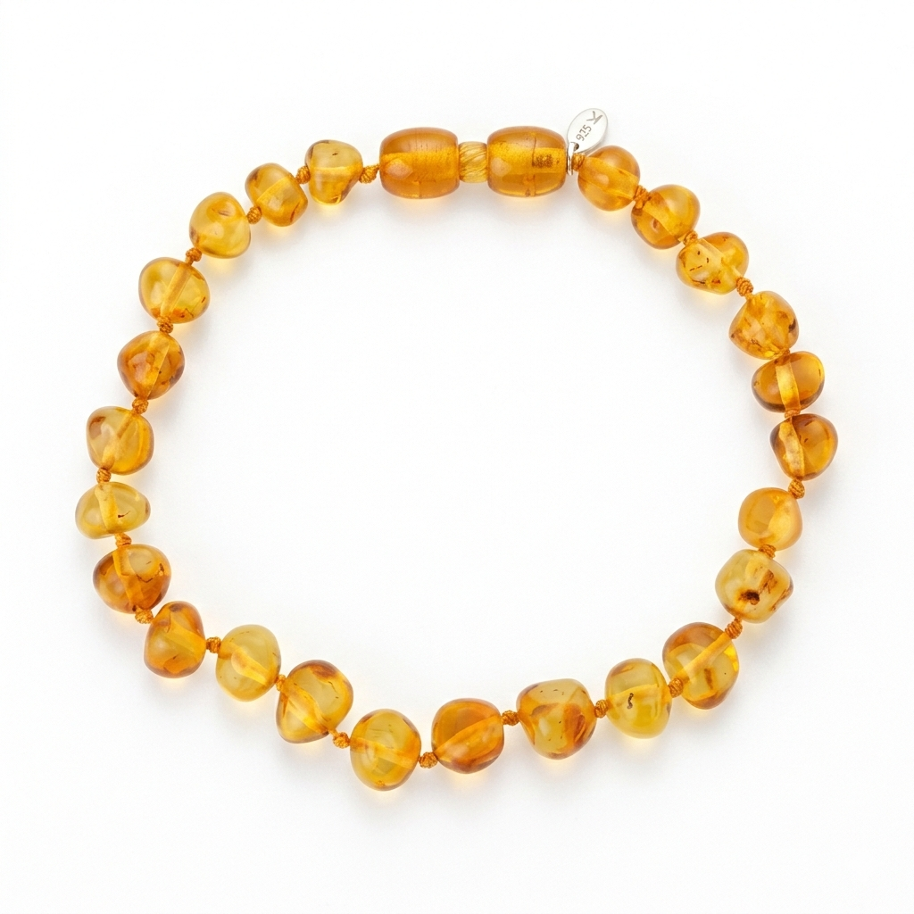 Pulseira de Âmbar para Adulto