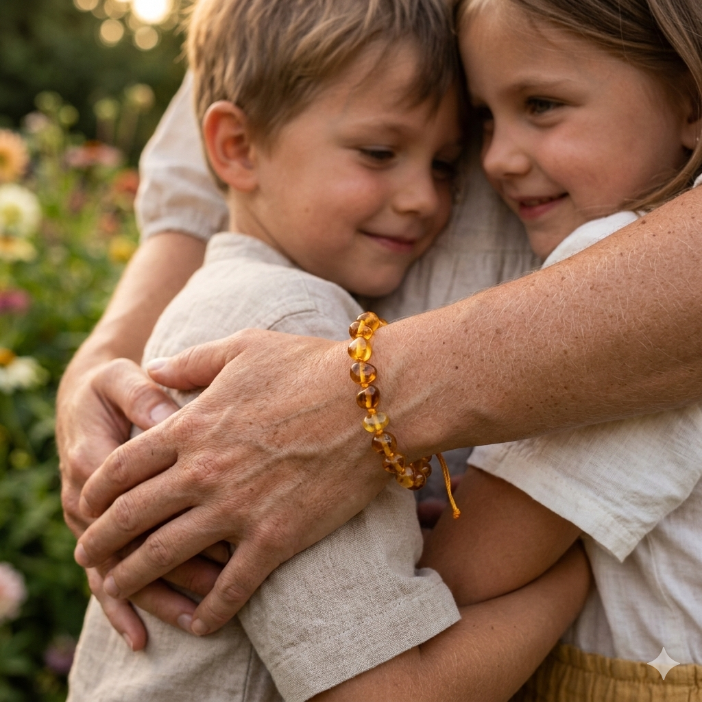 Pulseira de Âmbar para Adulto