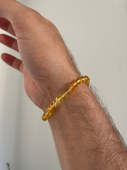 Pulseira de Âmbar para Adulto