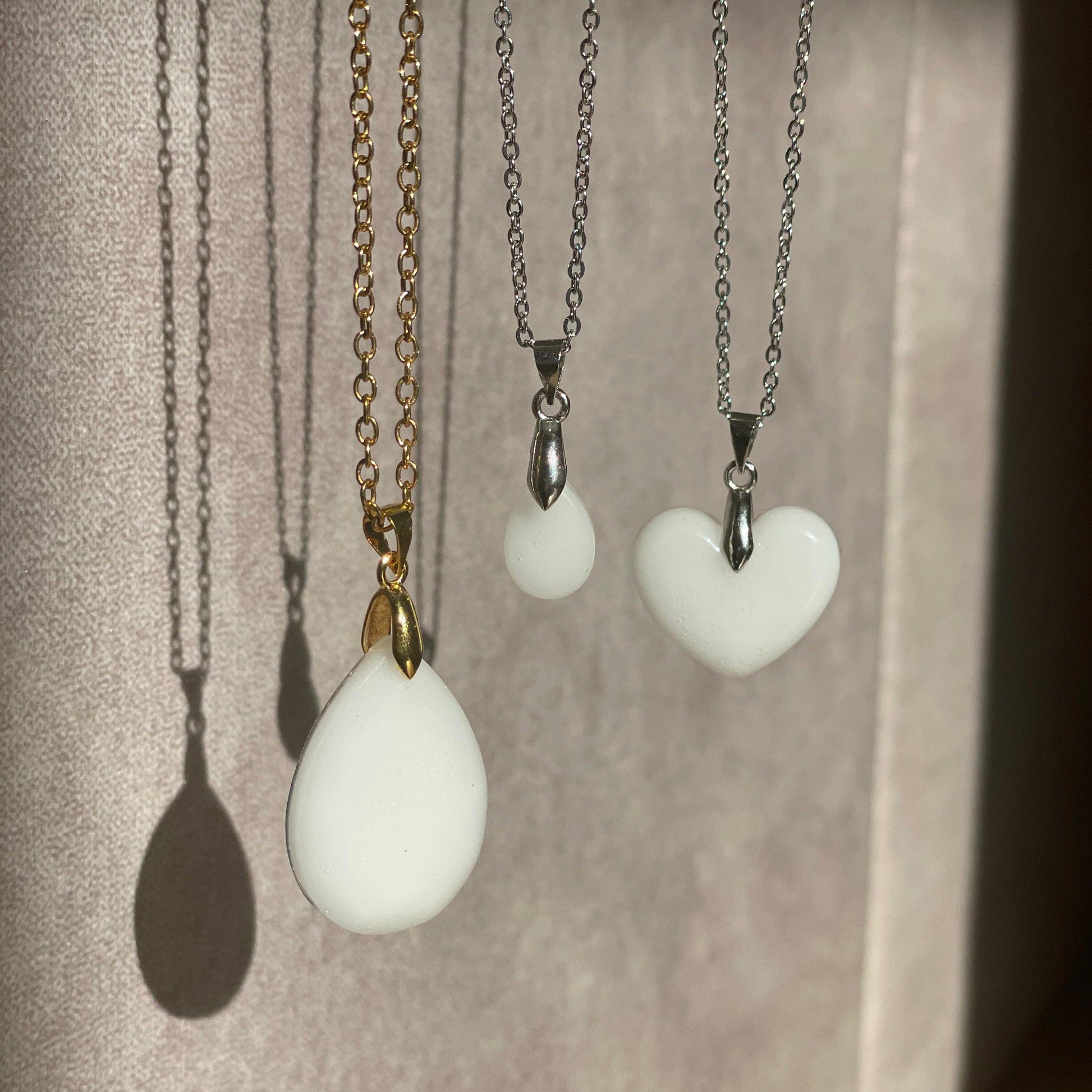 Milk + Honey Breastmilk Jewelry - Believe it or not, we didn't make these.  They were all made with our DIY kit! . When you purchase a kit, you receive  everything you