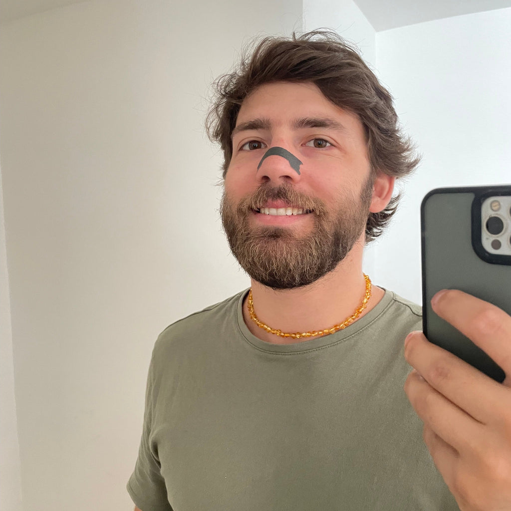 Colar de Âmbar para Adulto