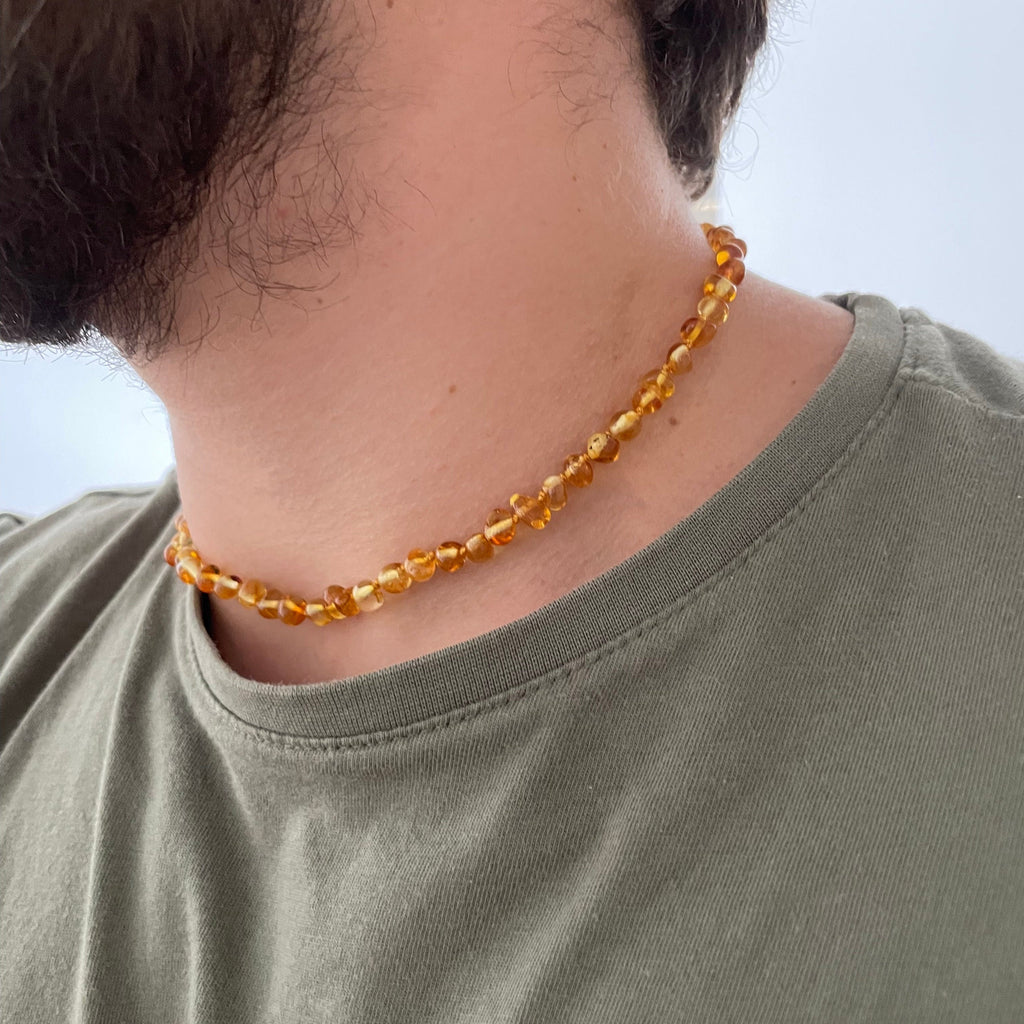 Colar de Âmbar para Adulto